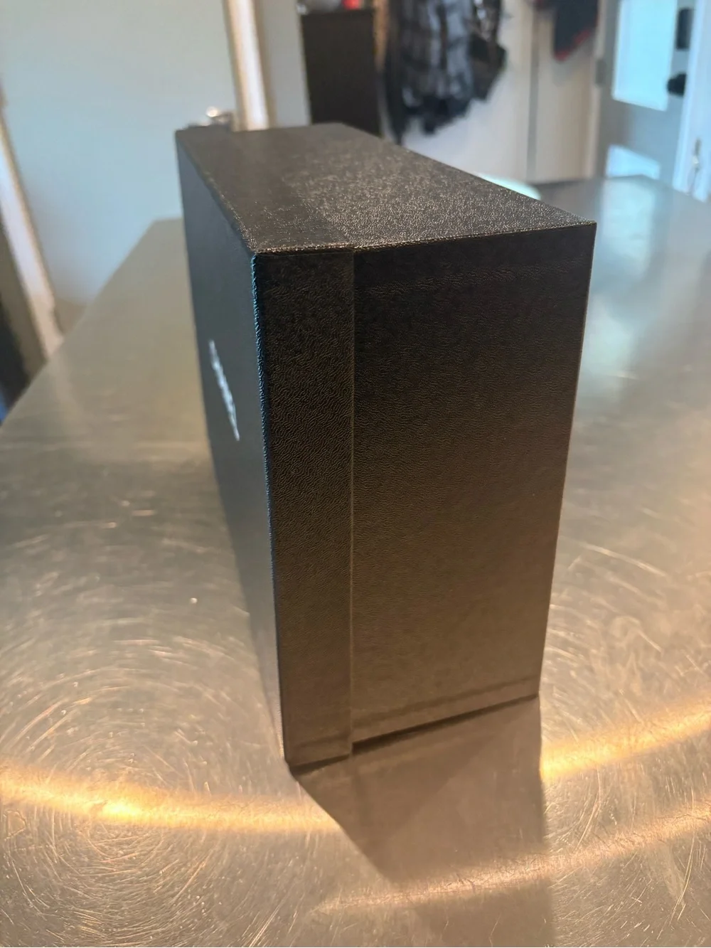 CHANEL Black Box with White Logo